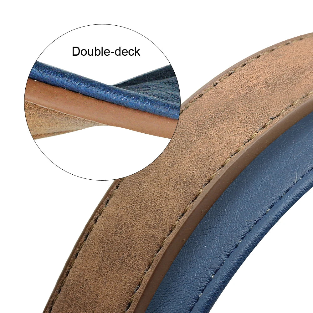 Premium Leather Dog Leash 4ft