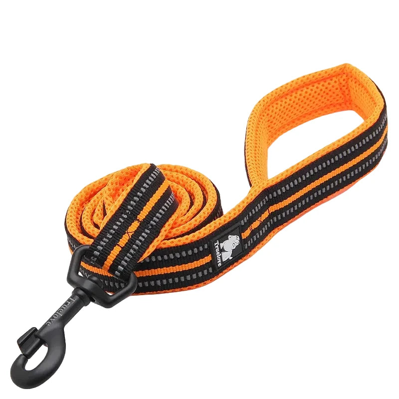 Reflective Nylon Dog Leash 110cm