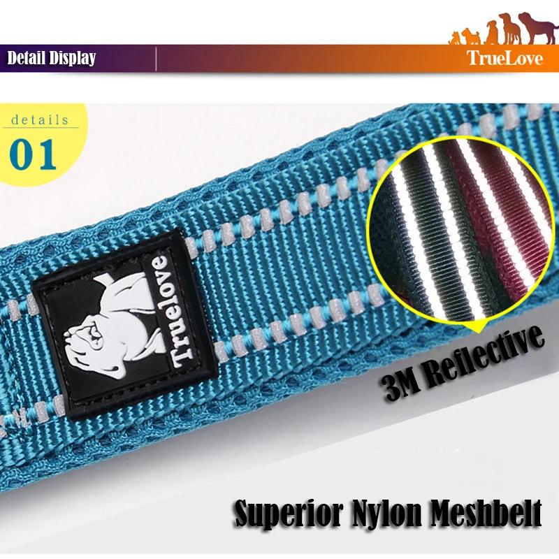 Reflective Nylon Dog Leash 110cm