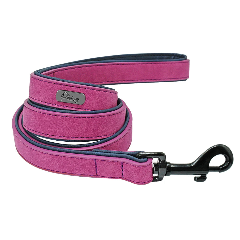 Premium Leather Dog Leash 4ft