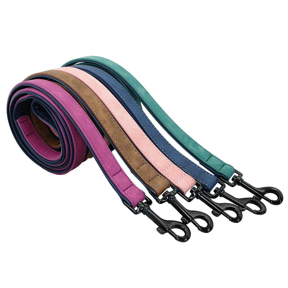 Premium Leather Dog Leash 4ft