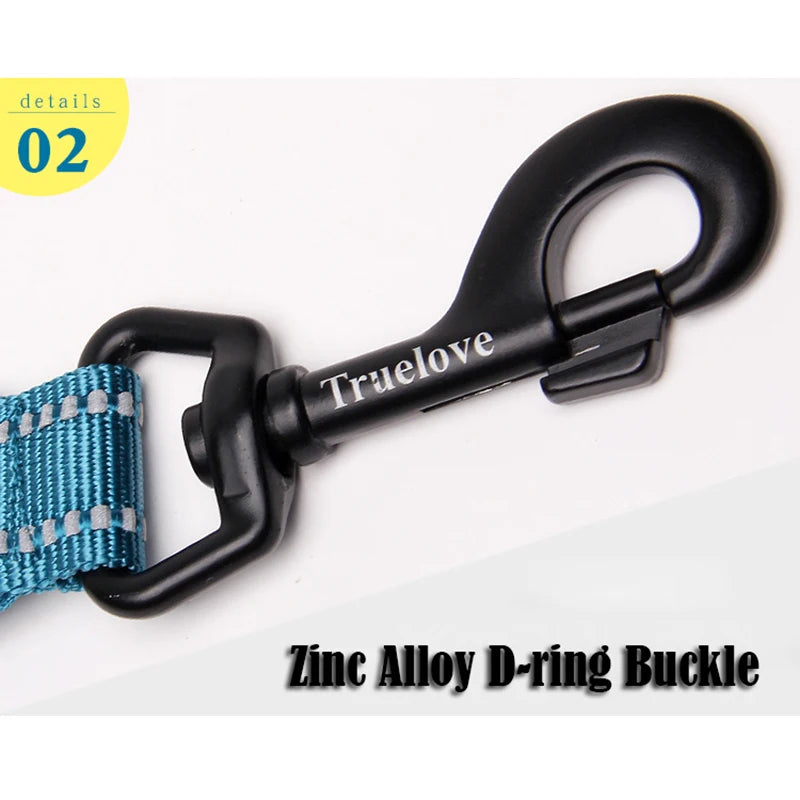 Reflective Nylon Dog Leash 110cm