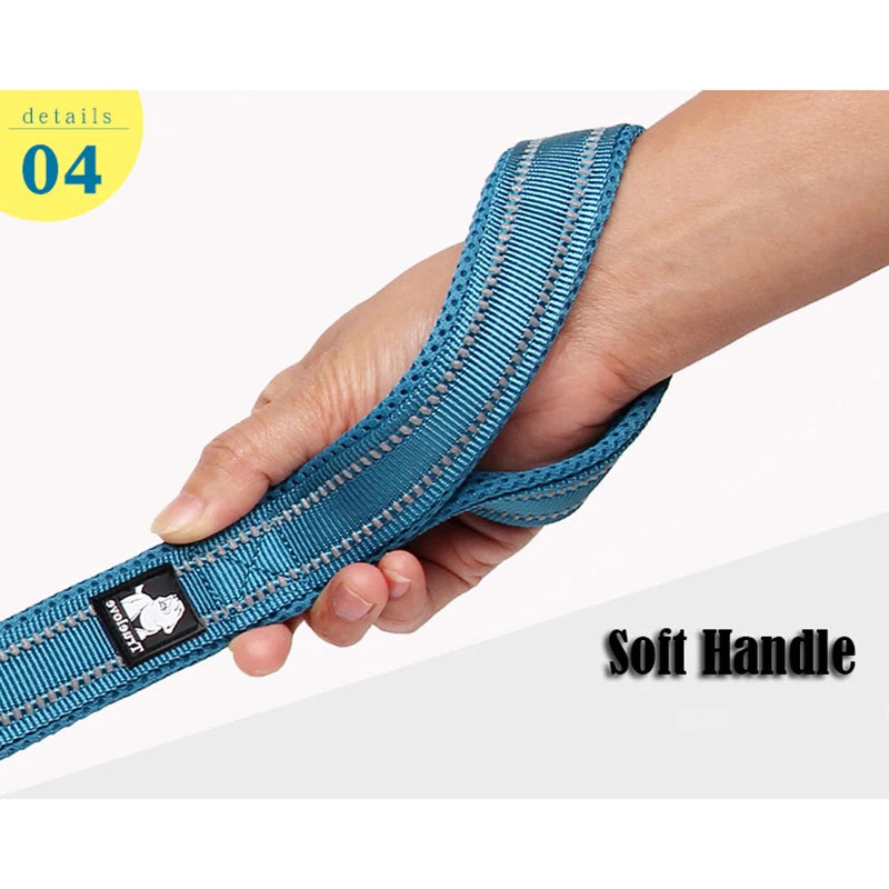 Reflective Nylon Dog Leash 110cm