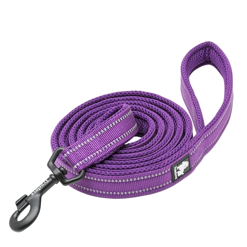 Reflective Nylon Dog Leash 110cm