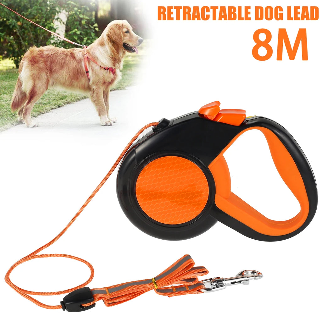 8M Heavy-Duty Retractable Dog Leash
