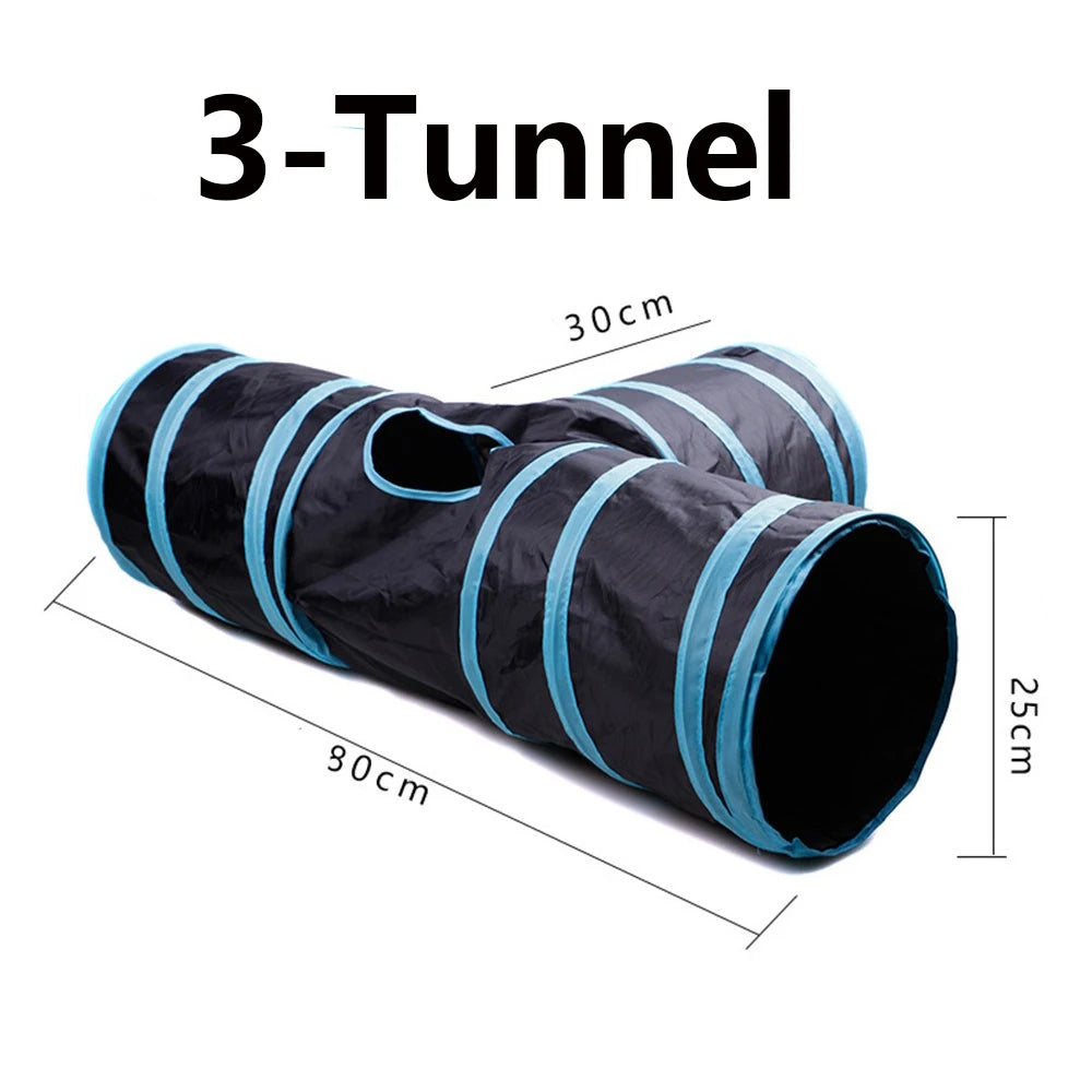 Foldable Cat Play Tunnel
