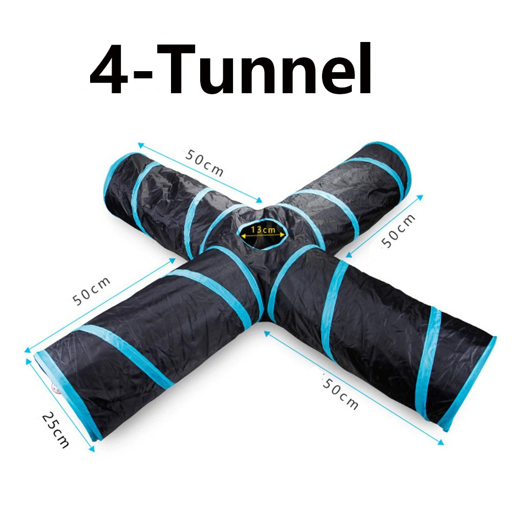 Foldable Cat Play Tunnel
