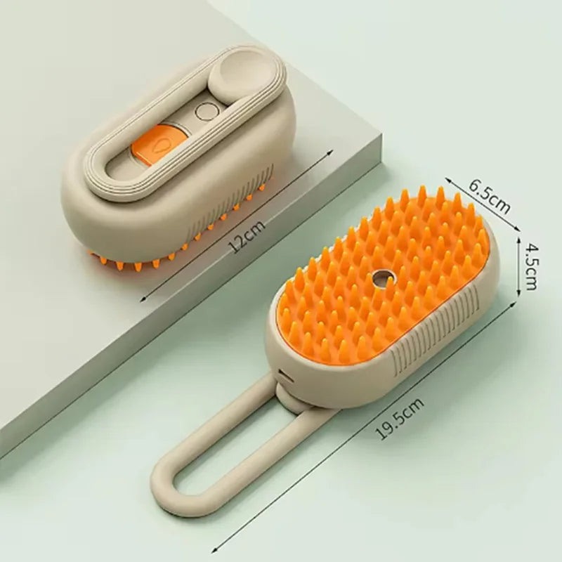 Steam Spray Pet Grooming Brush