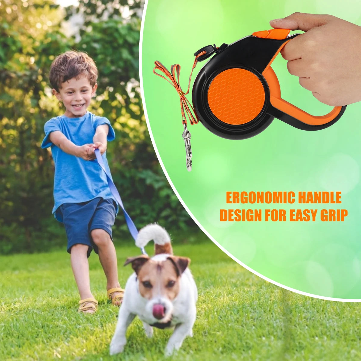 8M Heavy-Duty Retractable Dog Leash