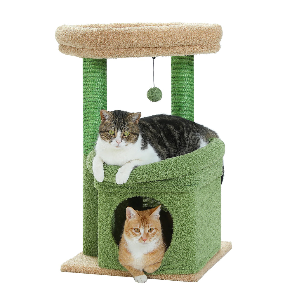 Luxury Cat Tree with Condo & Sisal Posts