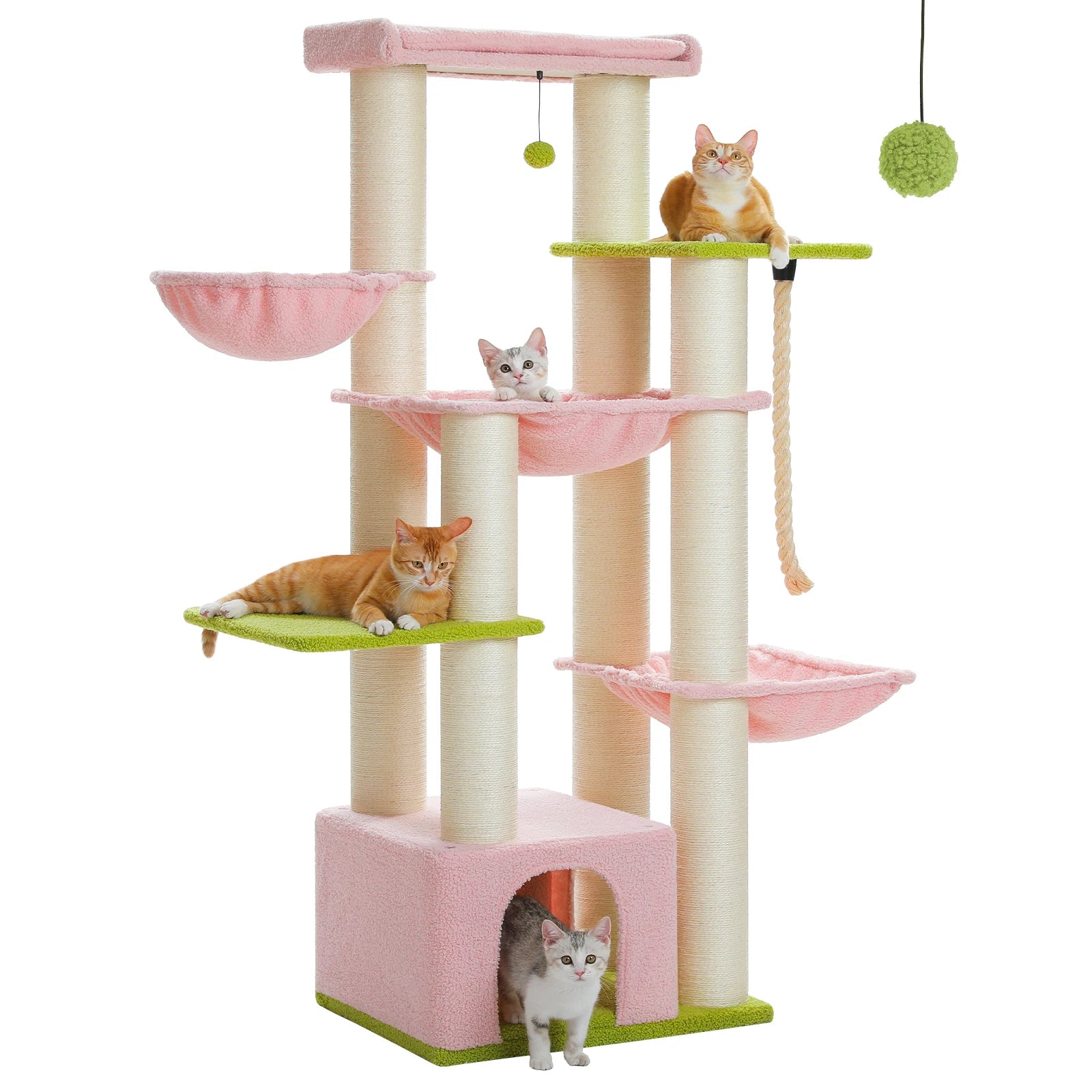 Big Cat Tree for Large Cats 11 Sisal Posts