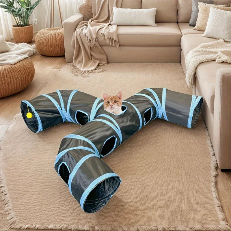 3-Way Foldable Cat Tunnel