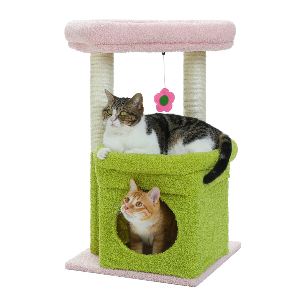 Luxury Cat Tree with Condo & Sisal Posts