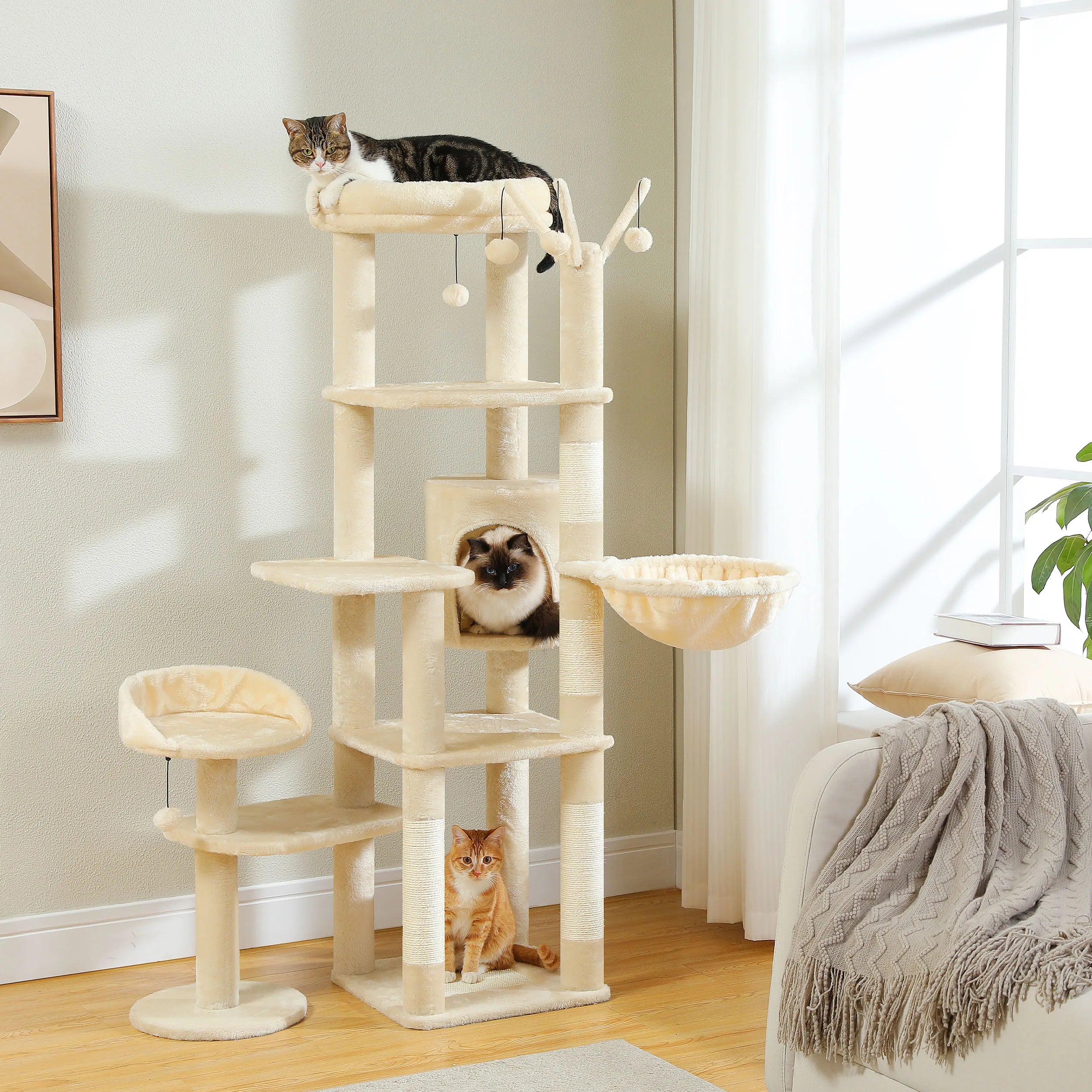 Cactus Tall Cat Tree for Large Cat
