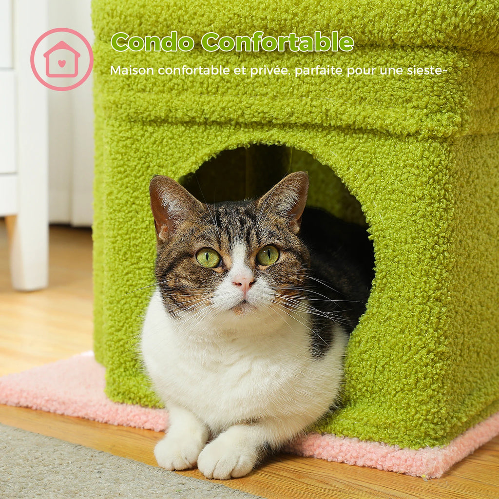 Luxury Cat Tree with Condo & Sisal Posts