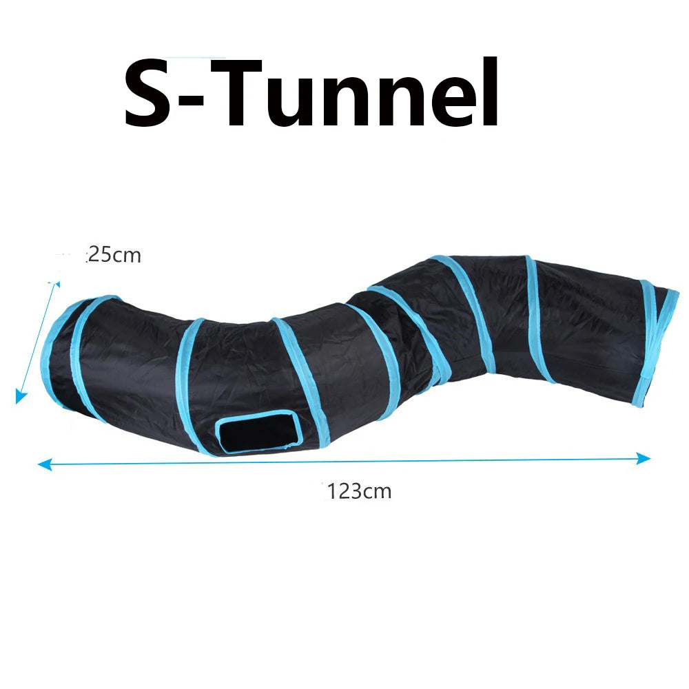Foldable Cat Play Tunnel