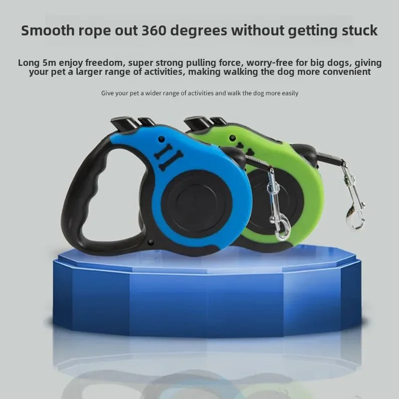 Retractable Nylon Dog Leash 3m / 5m