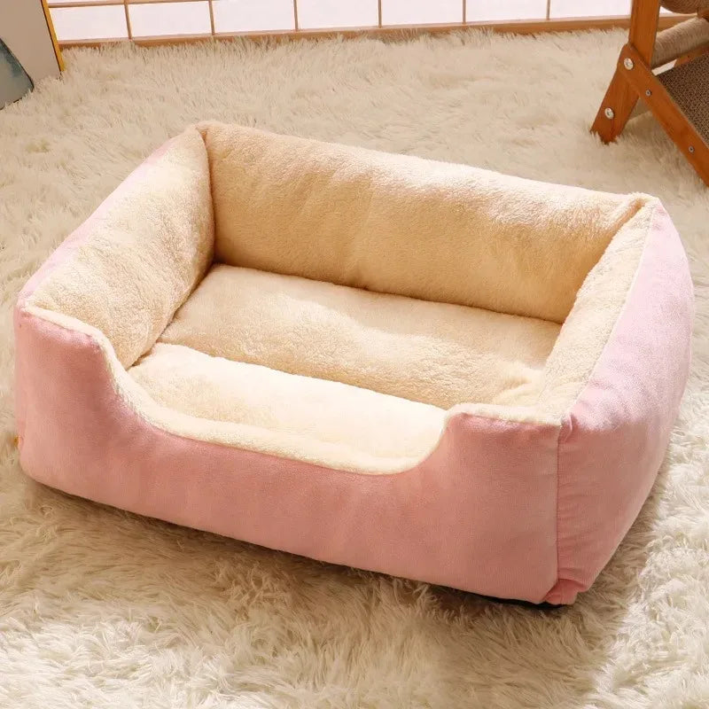 Winter Pet Bed – Soft Cushion House for Cats, Kittens & Small Dogs