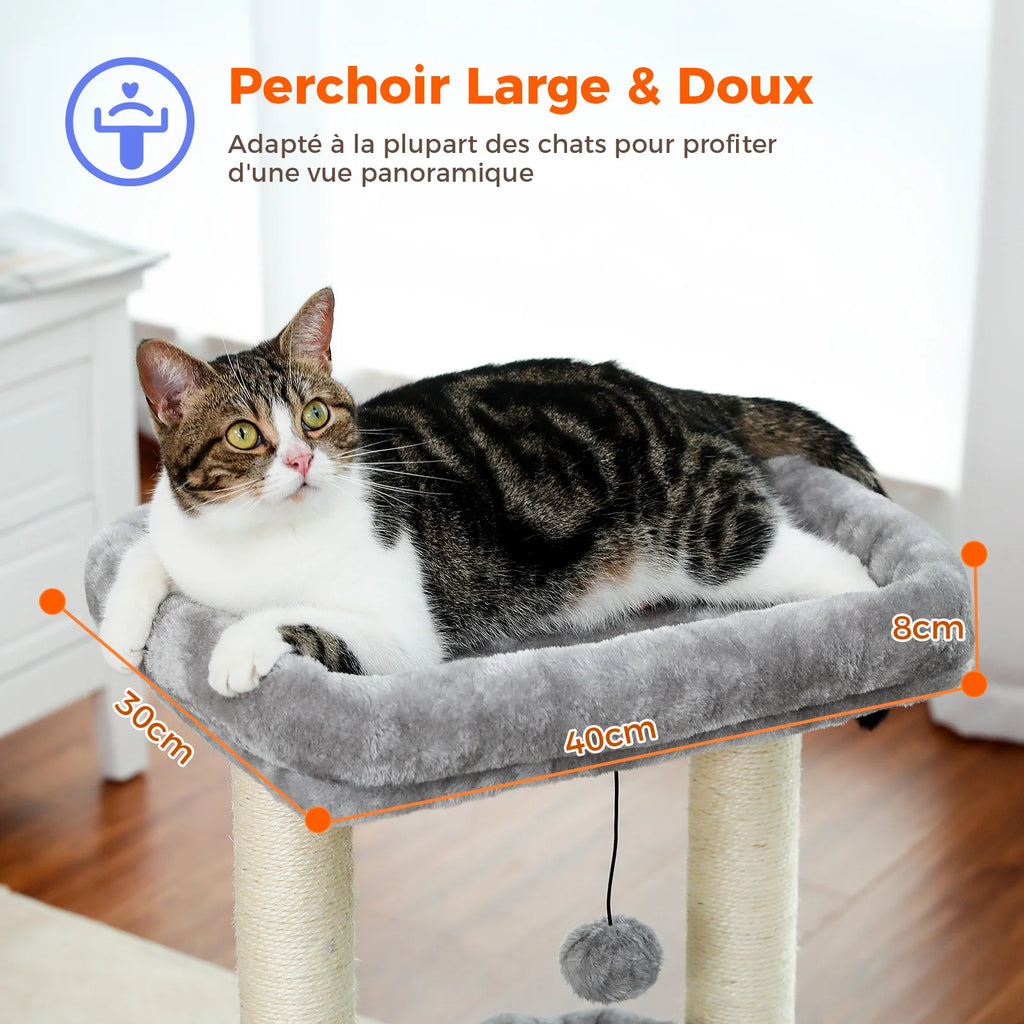 Luxury Cat Tree with Condo & Sisal Posts