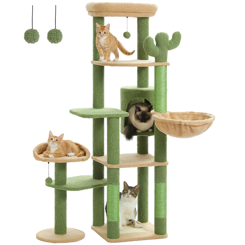 Cactus Tall Cat Tree for Large Cat
