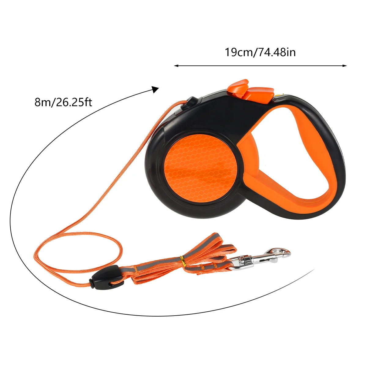 8M Heavy-Duty Retractable Dog Leash