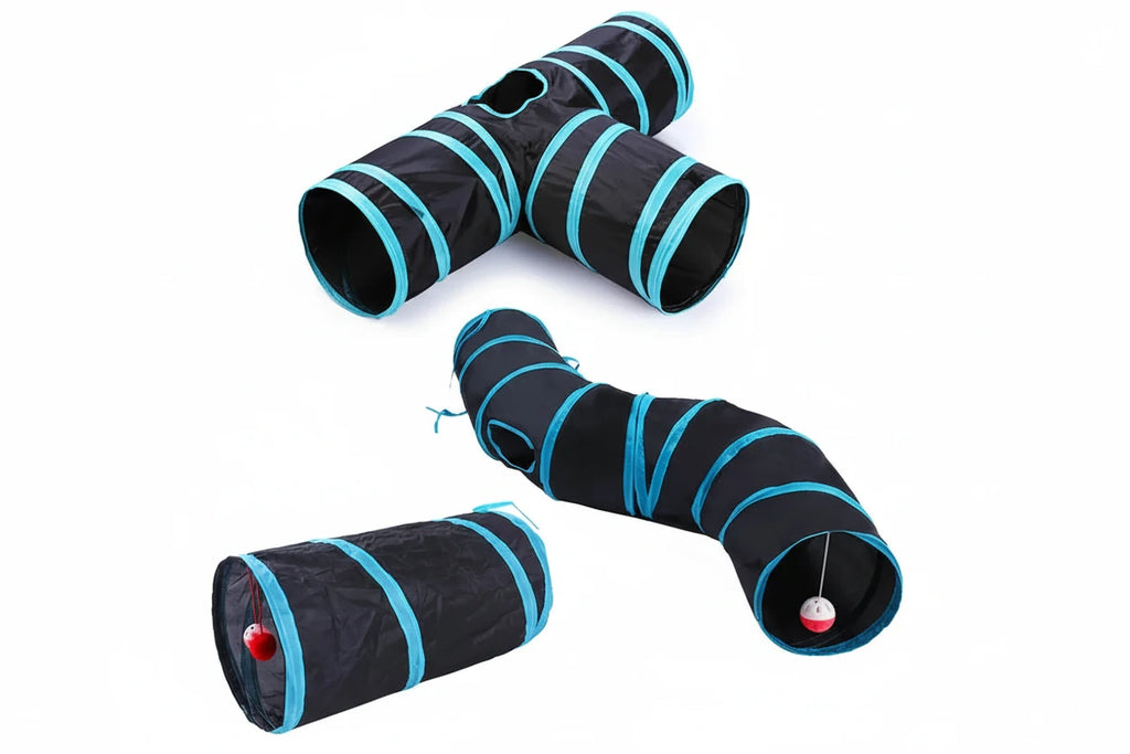 Foldable Cat Play Tunnel