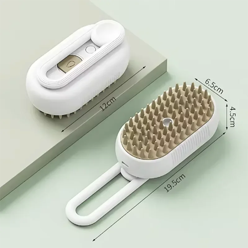 Steam Spray Pet Grooming Brush