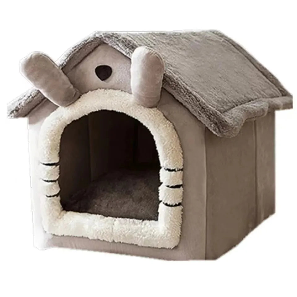 Washable Foldable Cat Cube Bed – Cozy Hideaway for Cats & Small Dogs