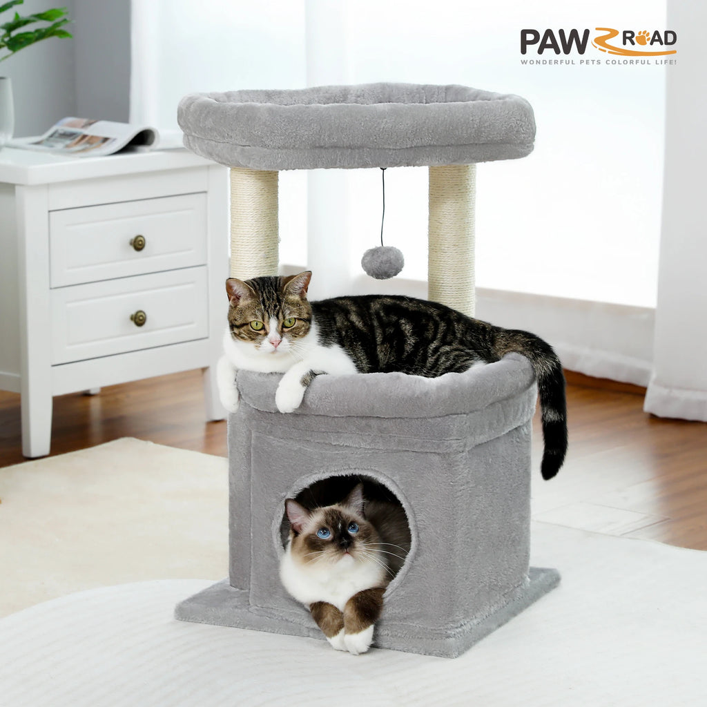 Luxury Cat Tree with Condo & Sisal Posts