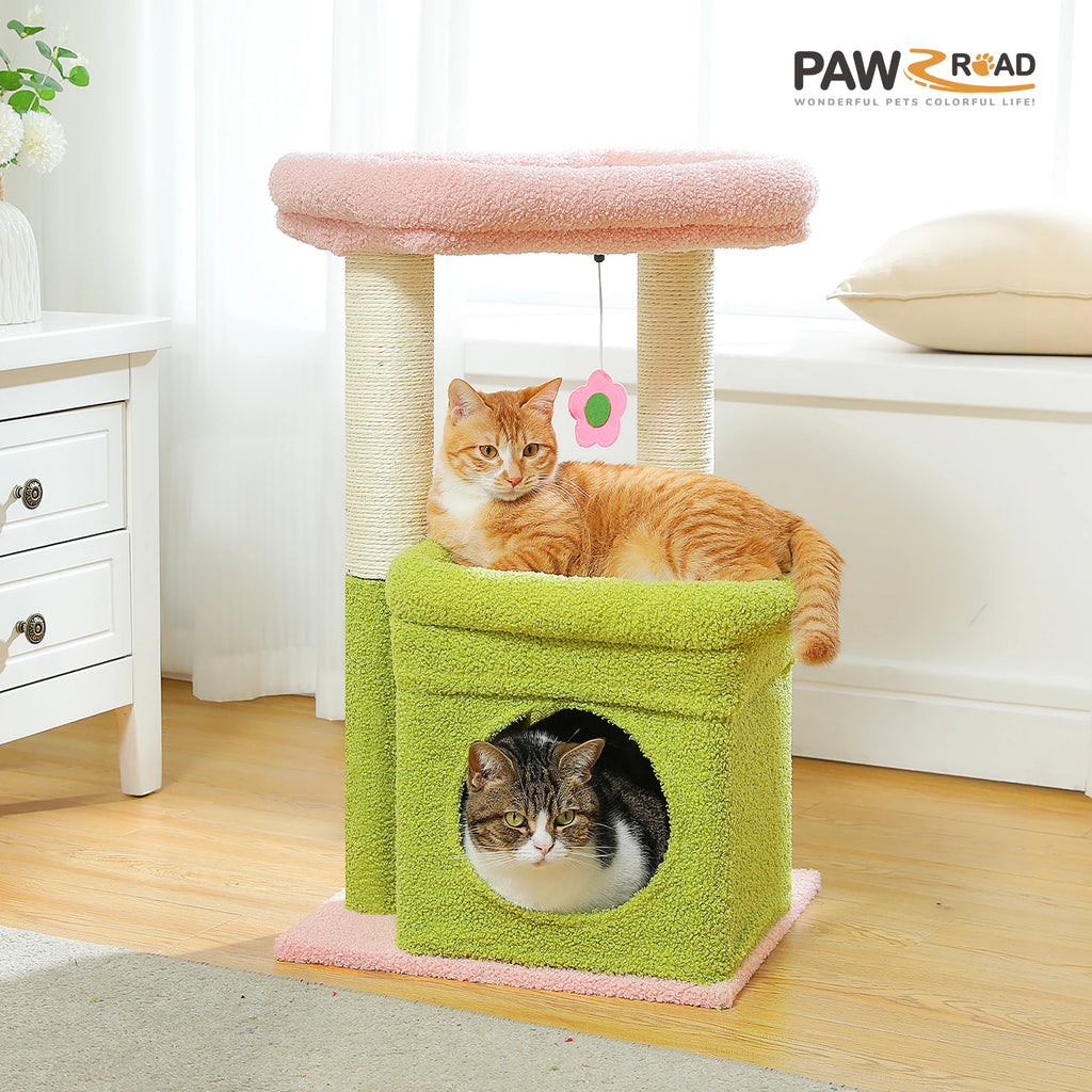 Luxury Cat Tree with Condo & Sisal Posts
