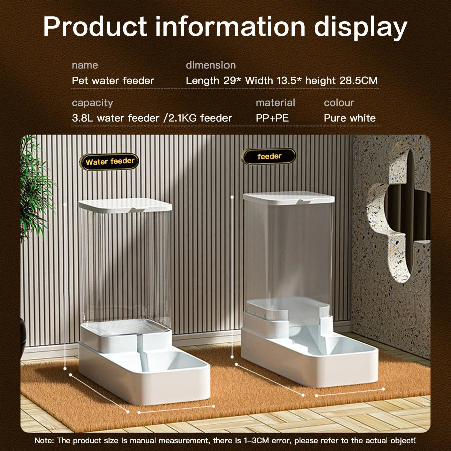 Automatic Pet Feeder & Water Dispenser
