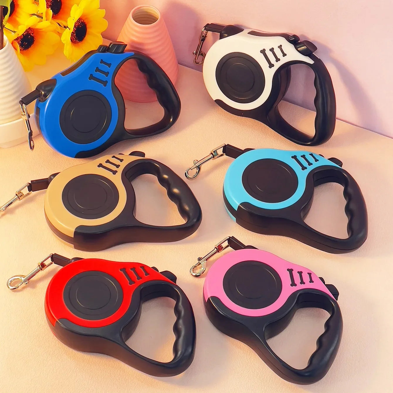 Retractable Nylon Dog Leash 3m / 5m