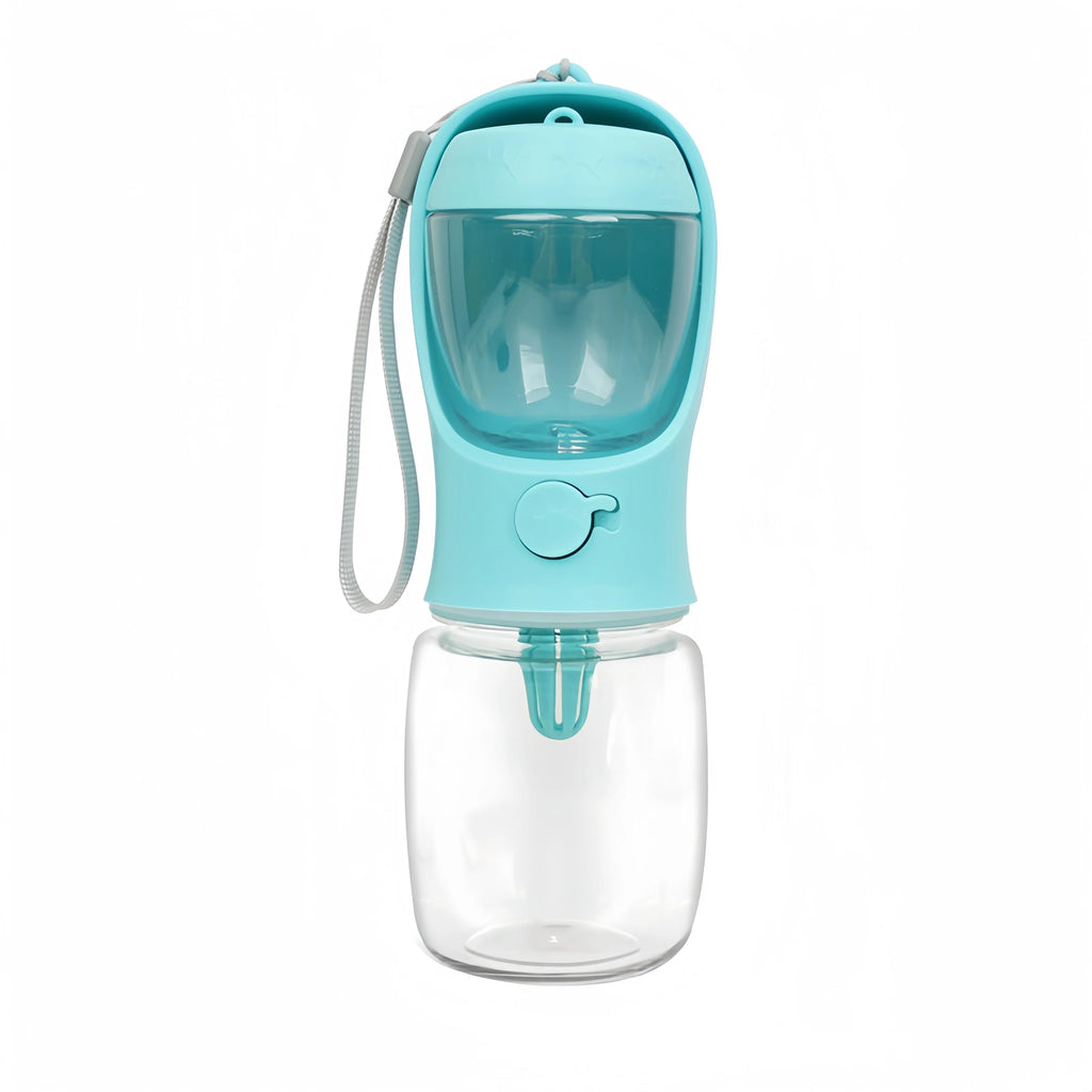 Portable Pet Water Bottle with Food Container