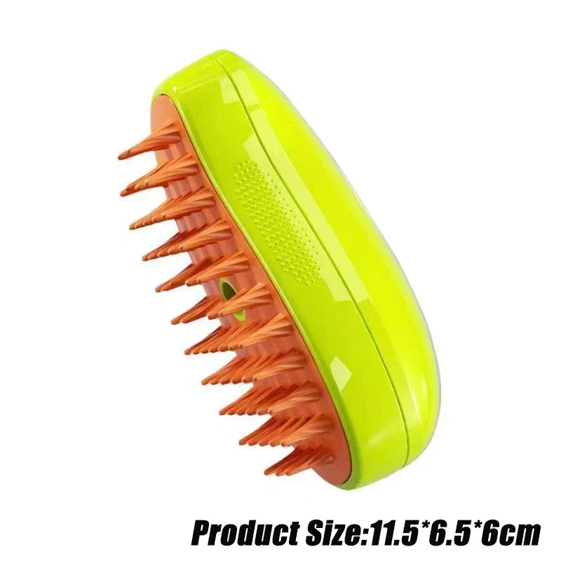 3-in-1 Pet Steam Grooming Brush