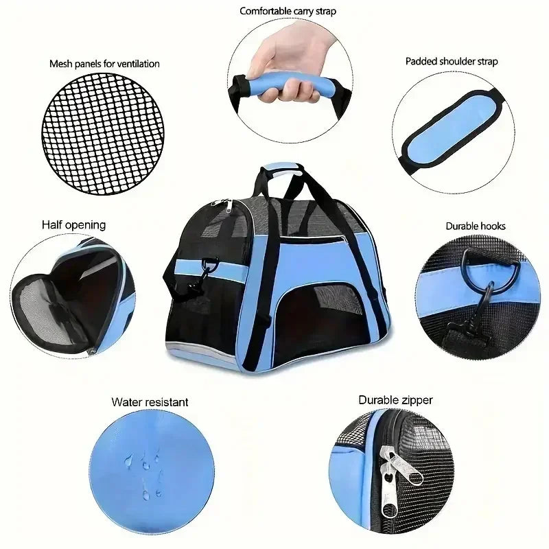 Breathable Mesh Pet Travel Bag