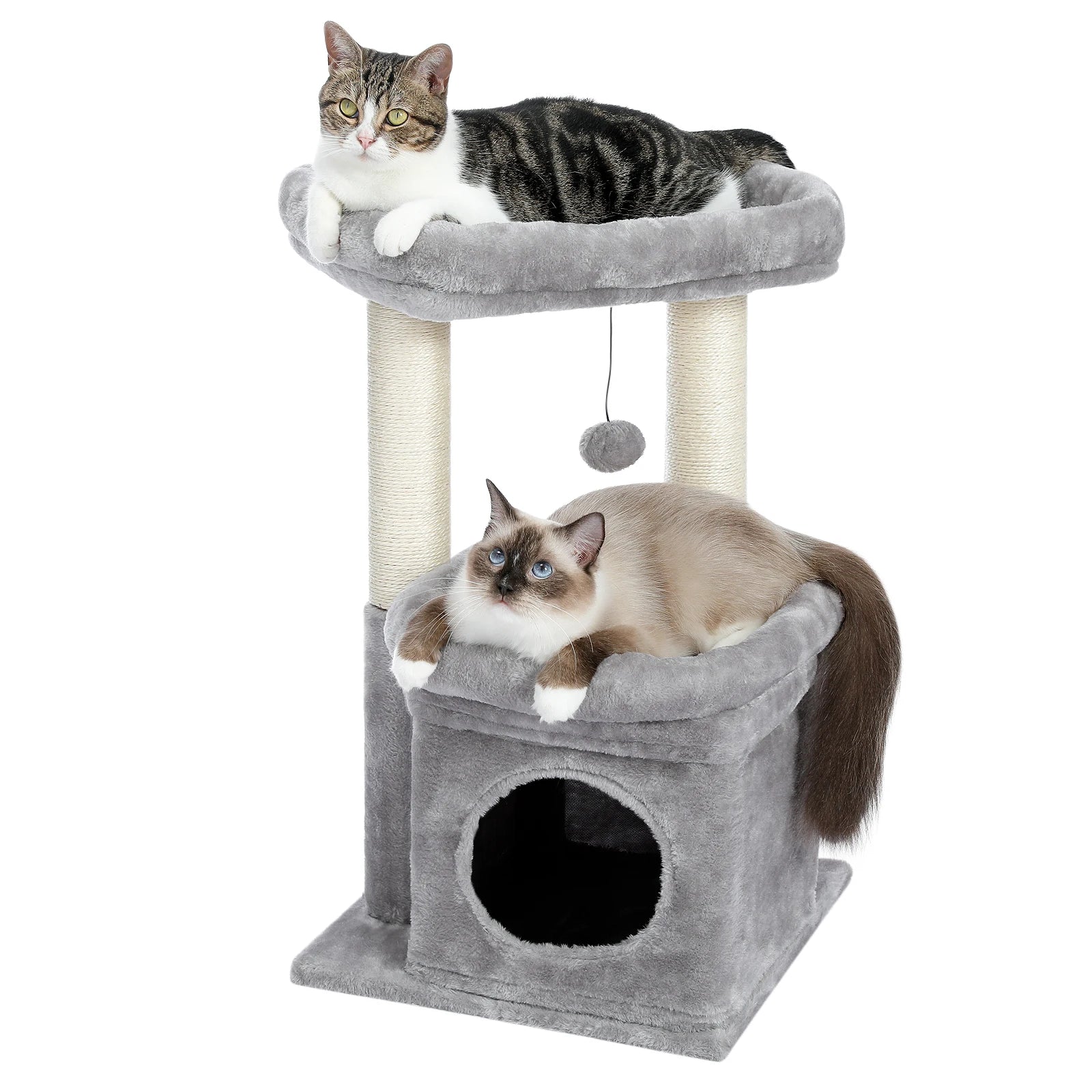 Luxury Cat Tree with Condo & Sisal Posts