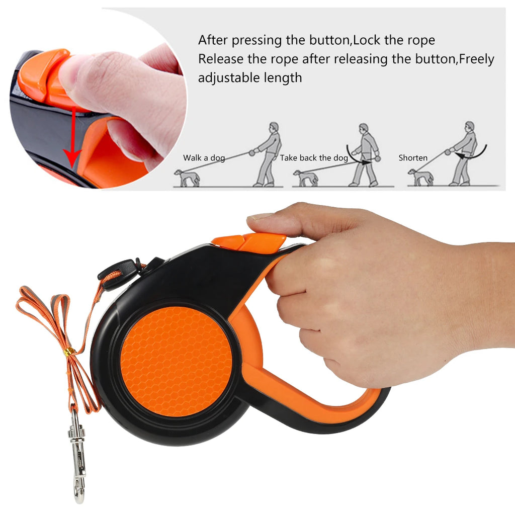 8M Heavy-Duty Retractable Dog Leash