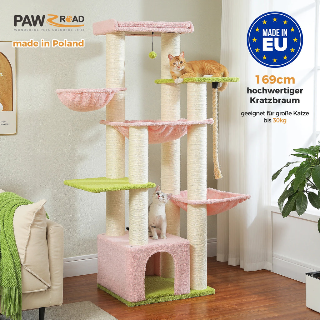 Big Cat Tree for Large Cats 11 Sisal Posts