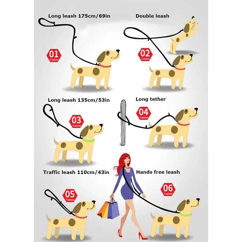 7-in-1 Multi-Function Dog Leash