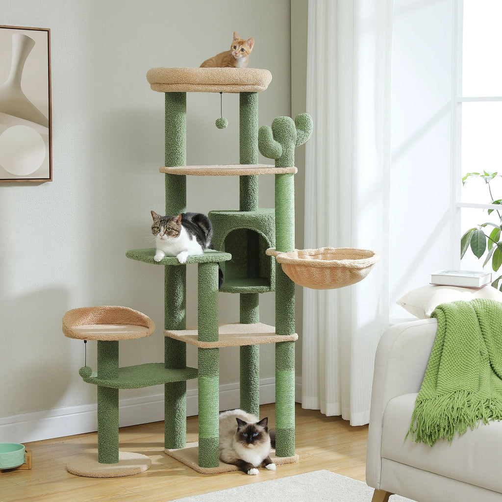 Cactus Tall Cat Tree for Large Cat